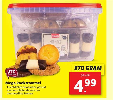 koektrommel aanbieding.